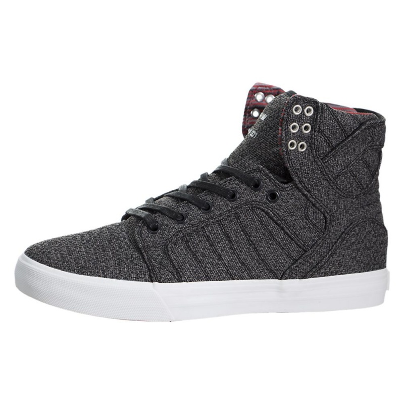 Altos Supra SkyTop Hombre Grises | WKAGU2584