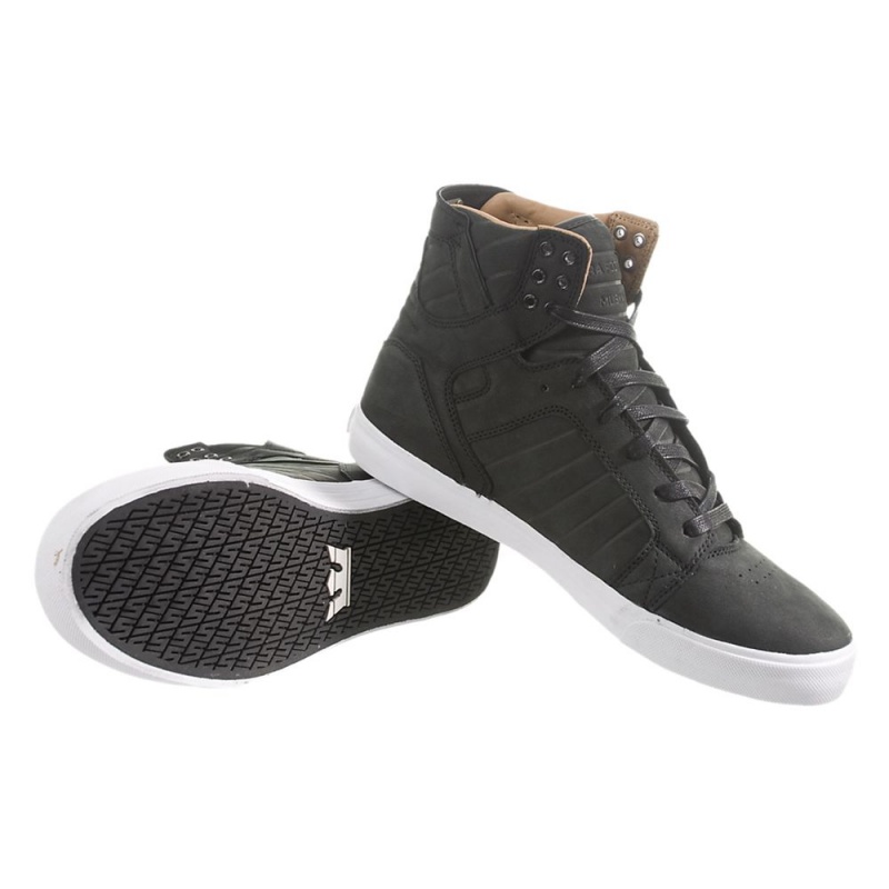 Altos Supra SkyTop Hombre Negros | IETAF6452