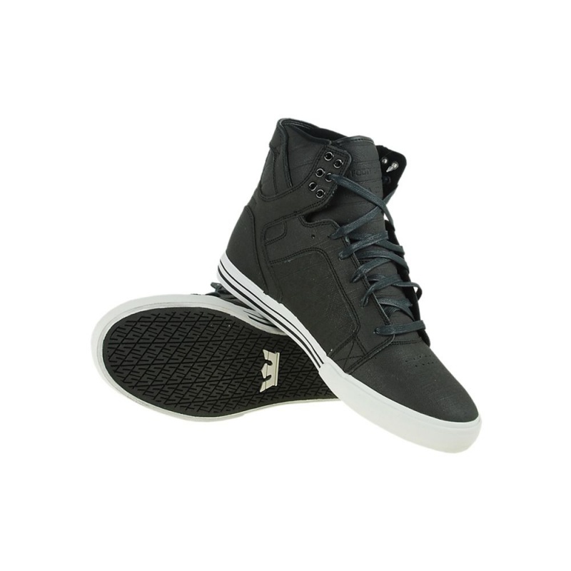 Altos Supra SkyTop Hombre Negros | KANHG7094