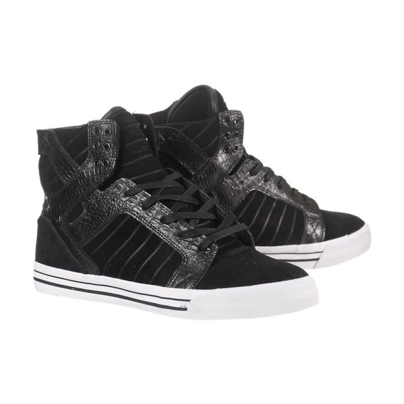 Altos Supra SkyTop Hombre Negros | KEWRF7480