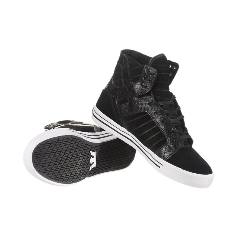 Altos Supra SkyTop Hombre Negros | KEWRF7480