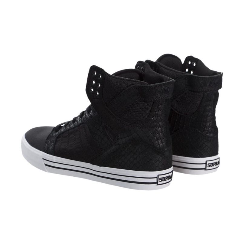 Altos Supra SkyTop Hombre Negros | QEDTR5704