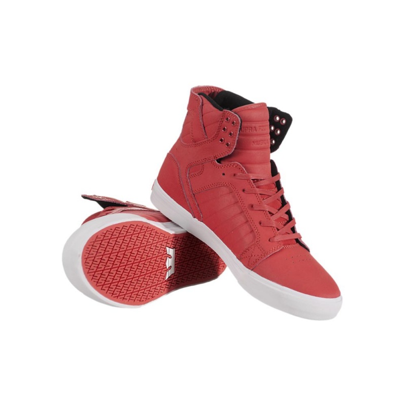 Altos Supra SkyTop Hombre Rojos | GAOXR9861