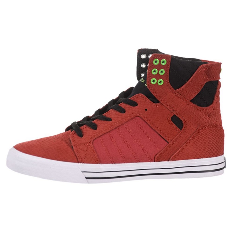 Altos Supra SkyTop Hombre Rojos | GOTUA0925