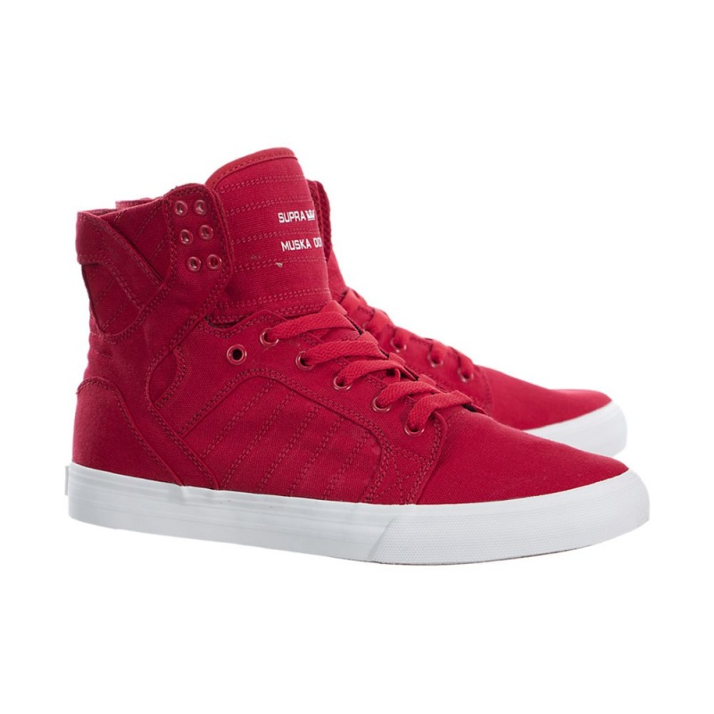 Altos Supra SkyTop Hombre Rojos | VMIDX4827