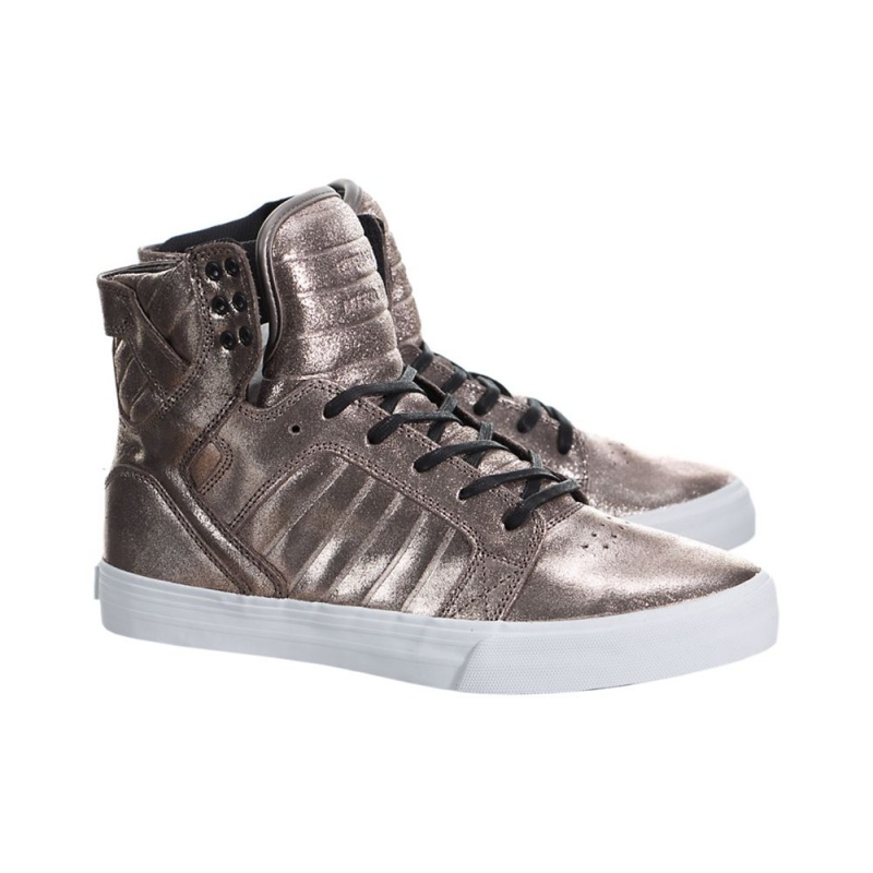 Altos Supra SkyTop Hombre Rosas Dorados | XIJTA8430