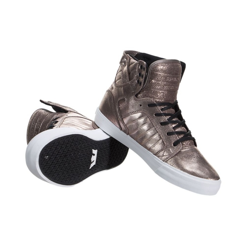 Altos Supra SkyTop Hombre Rosas Dorados | XIJTA8430