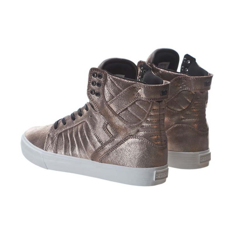 Altos Supra SkyTop Hombre Rosas Dorados | XIJTA8430