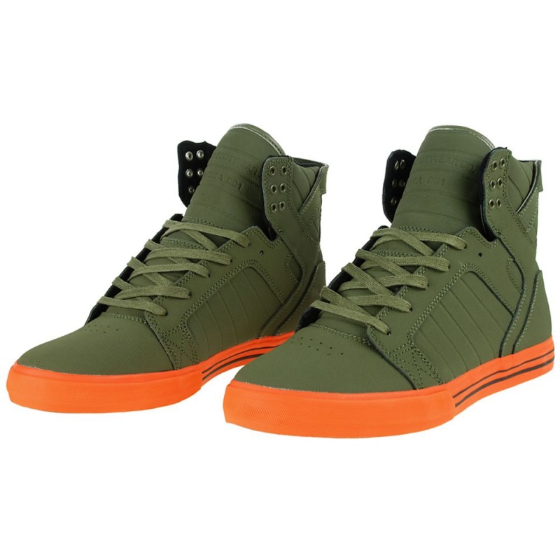 Altos Supra SkyTop Hombre Verdes | GROMN3956