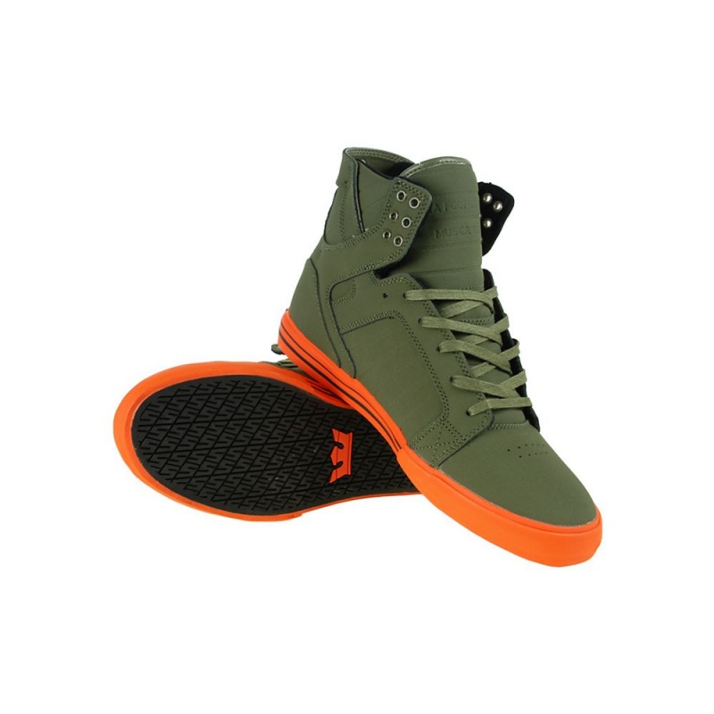 Altos Supra SkyTop Hombre Verdes | GROMN3956