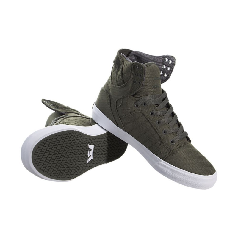 Altos Supra SkyTop Hombre Verdes | IVBDA7582