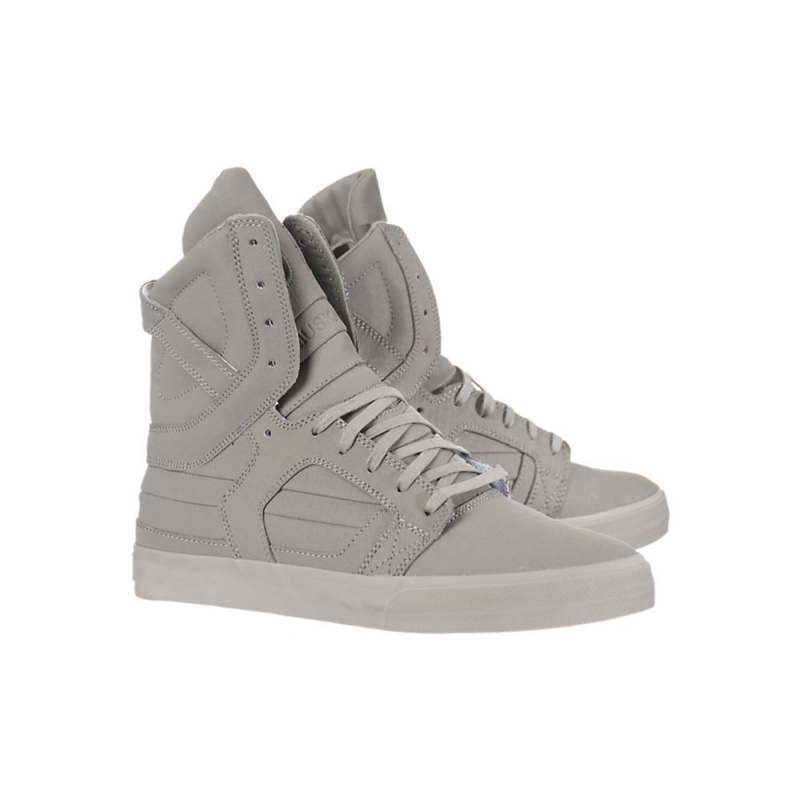 Altos Supra SkyTop II Hombre Grises | RTUIK0781