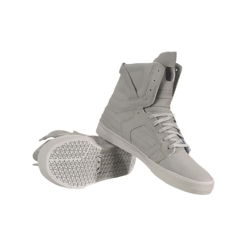 Altos Supra SkyTop II Hombre Grises | RTUIK0781