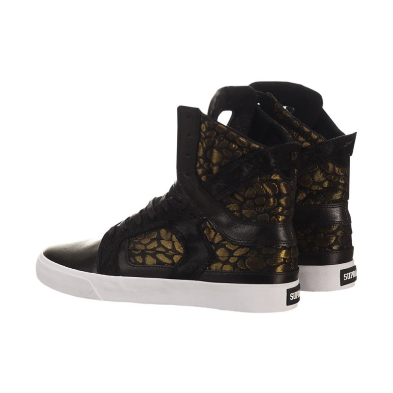 Altos Supra SkyTop II Hombre Negros Dorados | EUWCJ5142