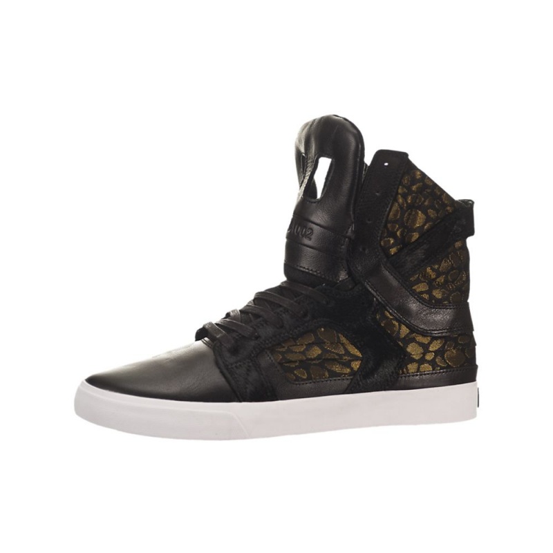 Altos Supra SkyTop II Hombre Negros Dorados | EUWCJ5142