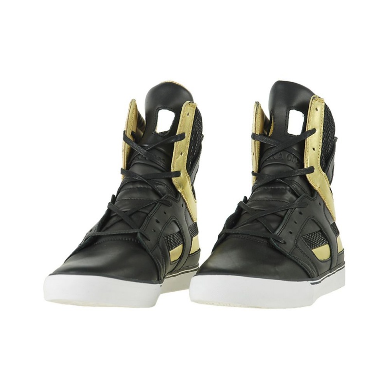 Altos Supra SkyTop II Hombre Negros Dorados | WLRHV7345