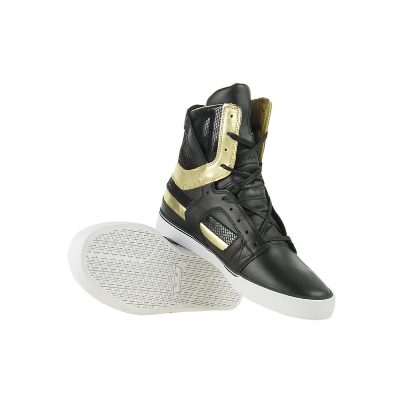 Altos Supra SkyTop II Hombre Negros Dorados | WLRHV7345