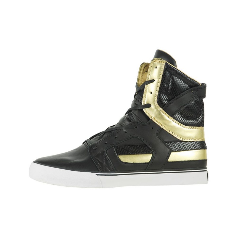 Altos Supra SkyTop II Hombre Negros Dorados | WLRHV7345