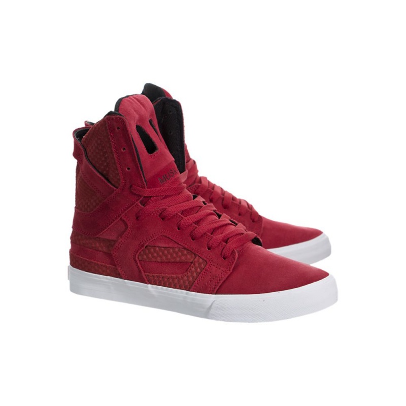 Altos Supra SkyTop II Hombre Rojos | ZSAPH7465