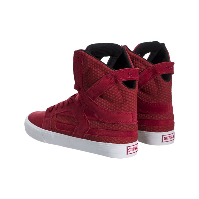 Altos Supra SkyTop II Hombre Rojos | ZSAPH7465