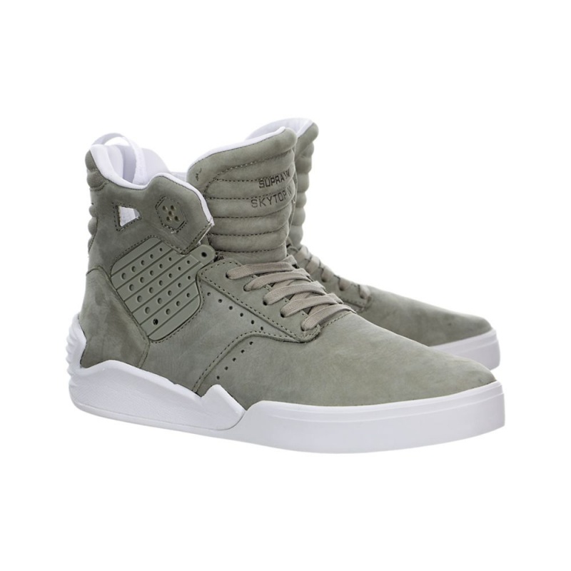 Altos Supra SkyTop IV Hombre Verdes | UKBOX2437