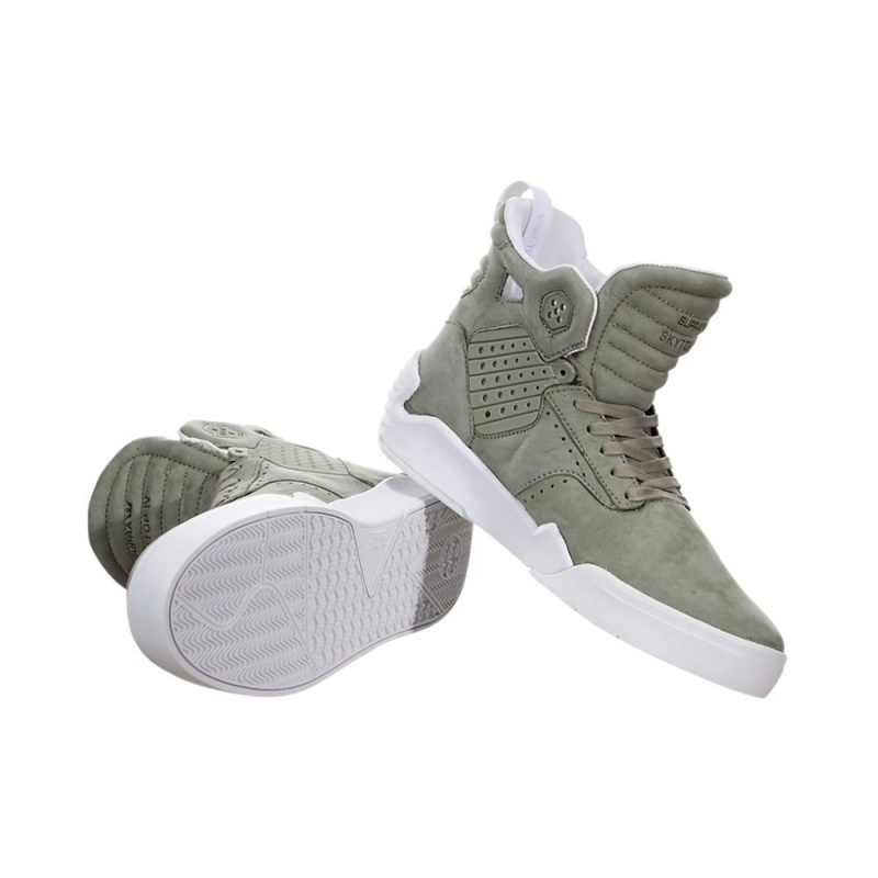 Altos Supra SkyTop IV Hombre Verdes | UKBOX2437