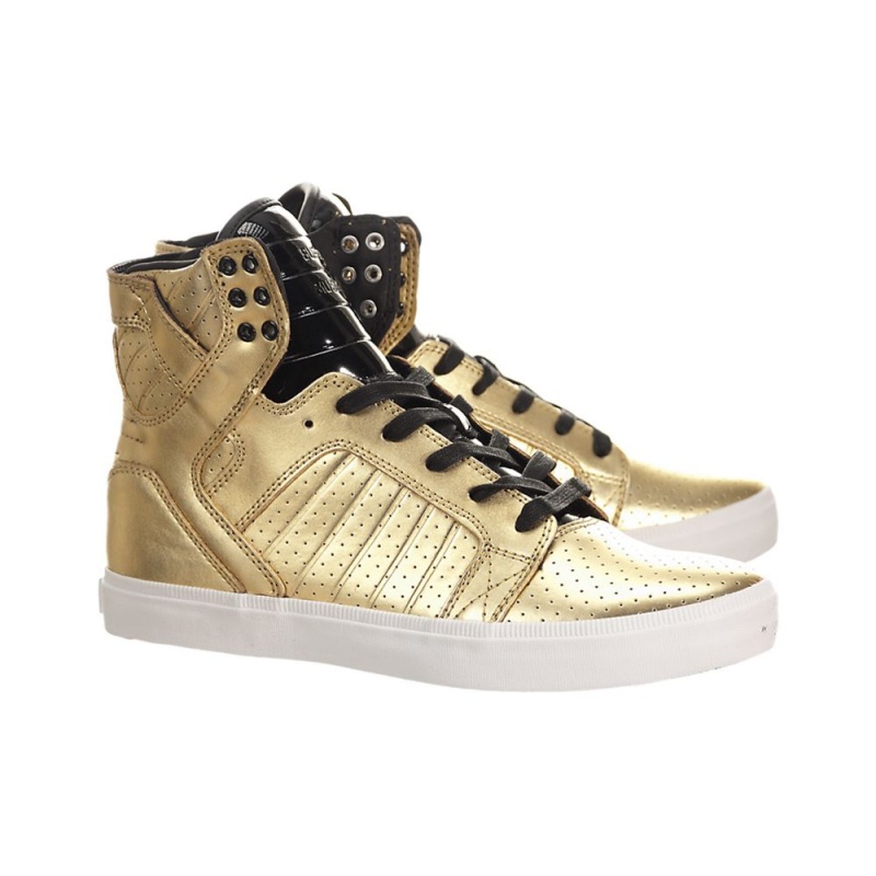 Altos Supra SkyTop LS Mujer Dorados | VGUPQ2318