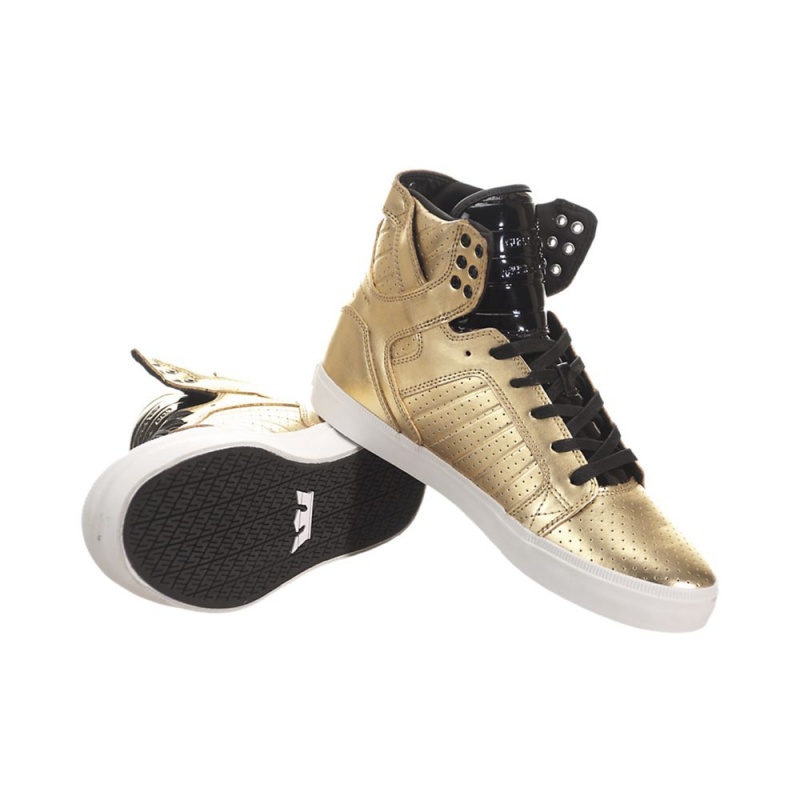 Altos Supra SkyTop LS Mujer Dorados | VGUPQ2318