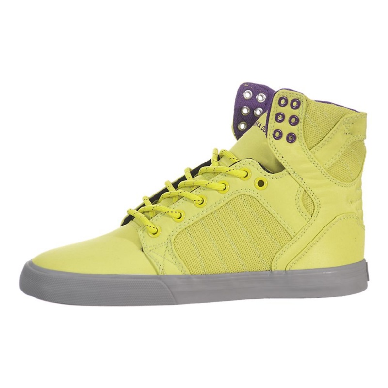 Altos Supra SkyTop Mujer Amarillos | MYUSE5183