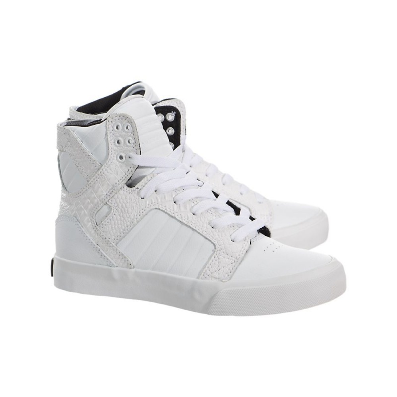 Altos Supra SkyTop Mujer Blancos | BORNC3167