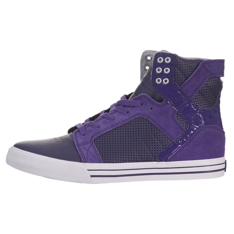 Altos Supra SkyTop Mujer Morados | XZFRJ8907