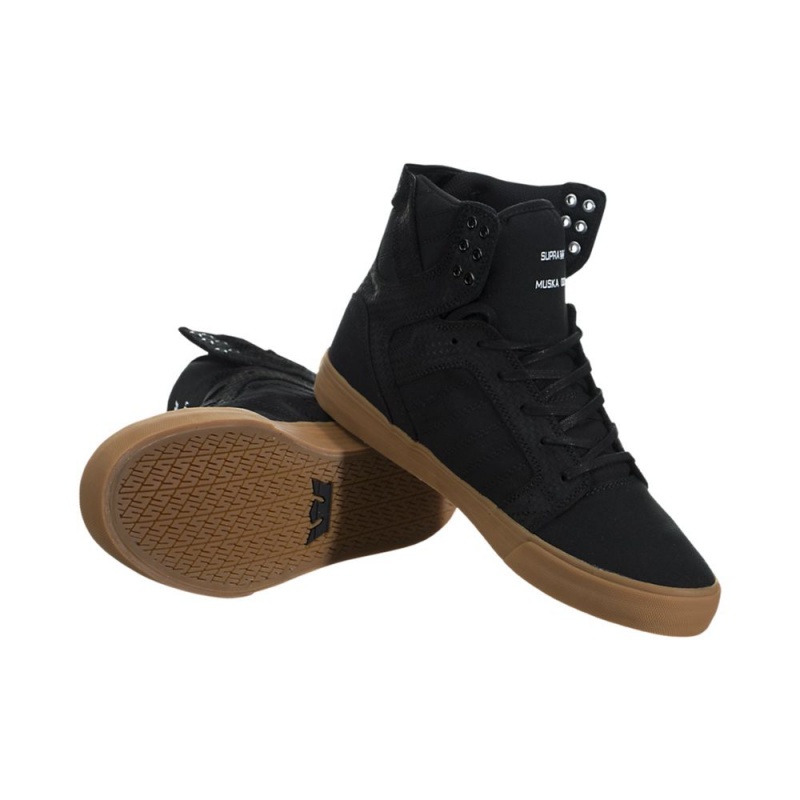 Altos Supra SkyTop Mujer Negros | QFCNJ8365