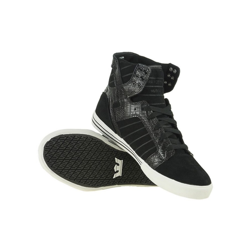 Altos Supra SkyTop Mujer Negros | WHCKI1340