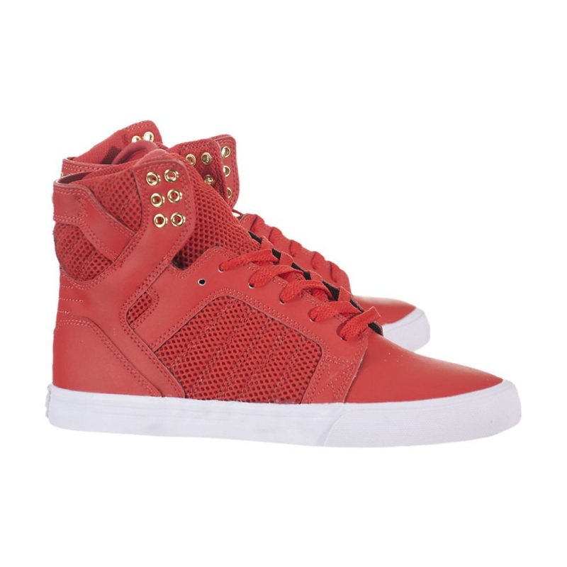 Altos Supra SkyTop Mujer Rojos | RJZTL3027