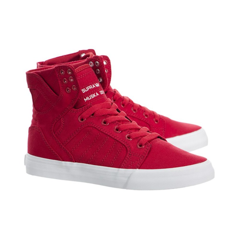 Altos Supra SkyTop Mujer Rojos | TKCRG6702