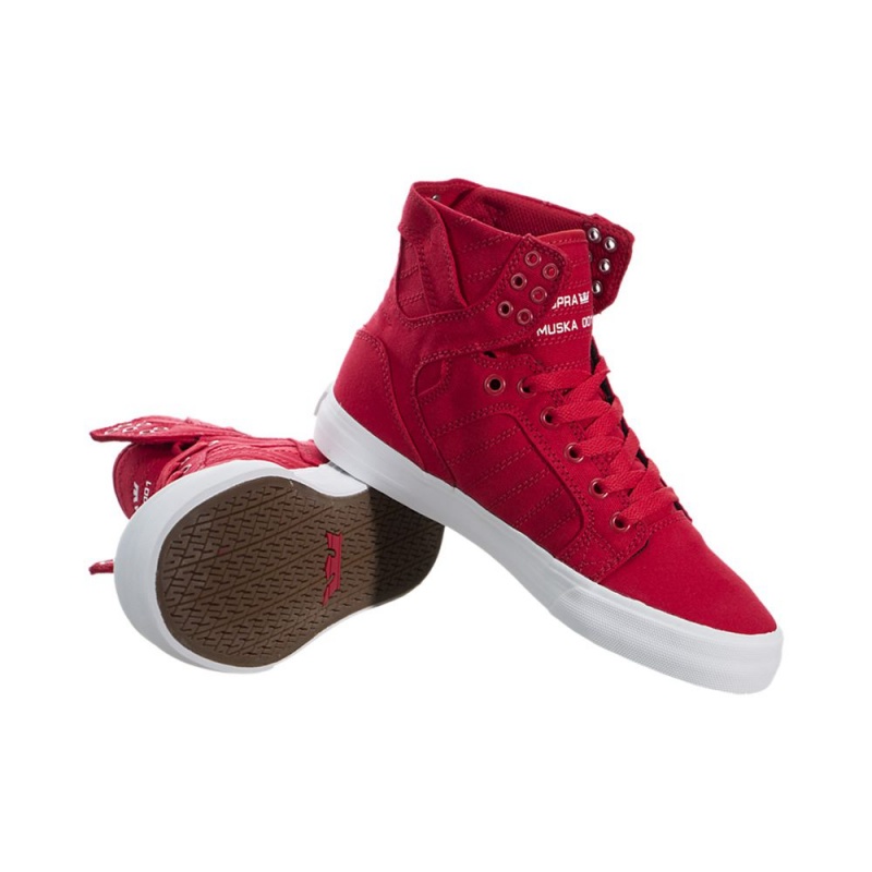 Altos Supra SkyTop Mujer Rojos | TKCRG6702