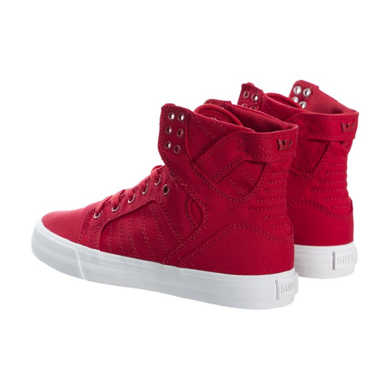 Altos Supra SkyTop Mujer Rojos | TKCRG6702