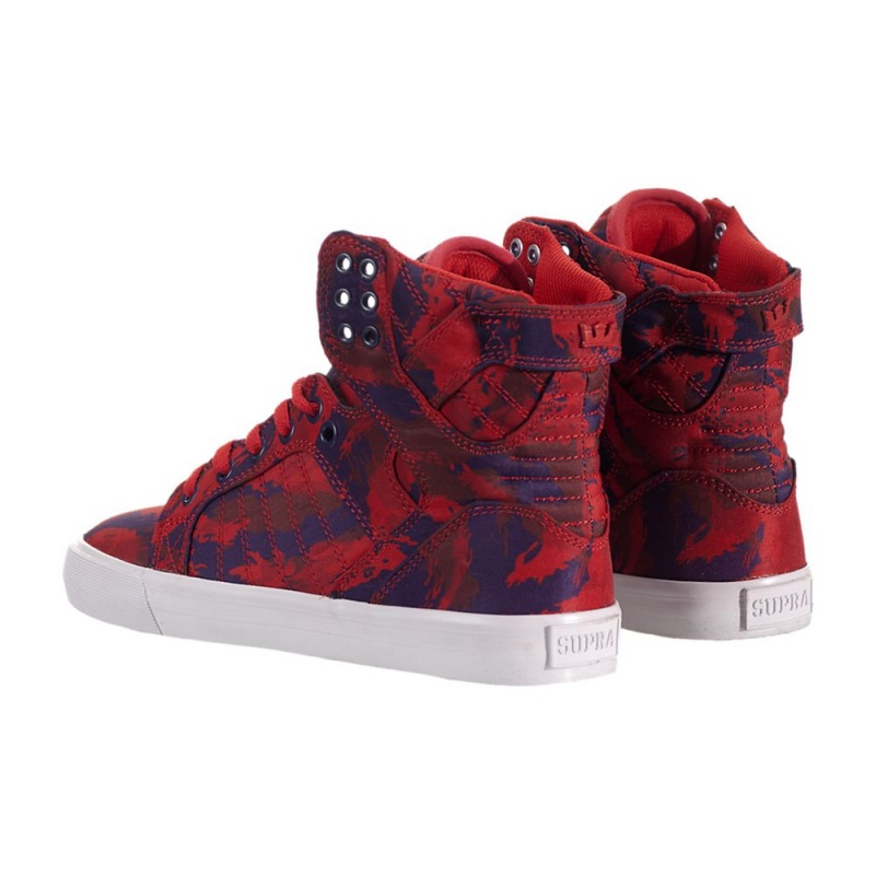 Altos Supra SkyTop Mujer Rojos | UXZOD4367