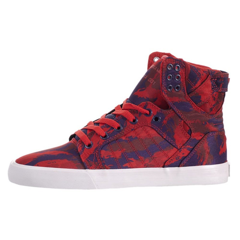 Altos Supra SkyTop Mujer Rojos | UXZOD4367