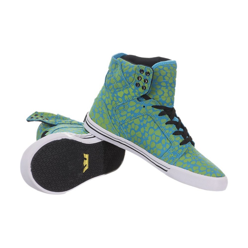 Altos Supra SkyTop Mujer Turquesa | CSJNW0716