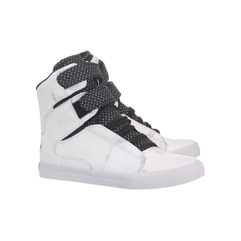 Altos Supra Society Hombre Blancos Negros | MSPQZ4258