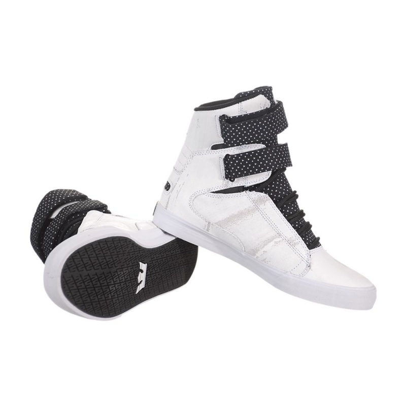 Altos Supra Society Hombre Blancos Negros | MSPQZ4258