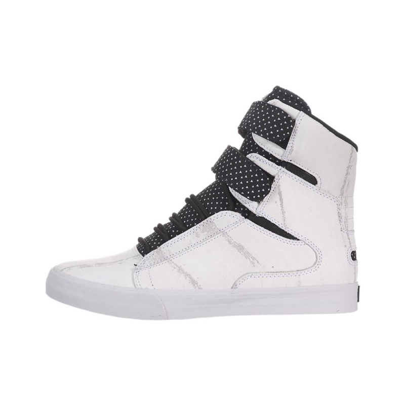 Altos Supra Society Hombre Blancos Negros | MSPQZ4258