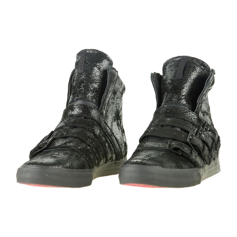 Altos Supra Strapped 2 Mujer Negros | ATSZL3096