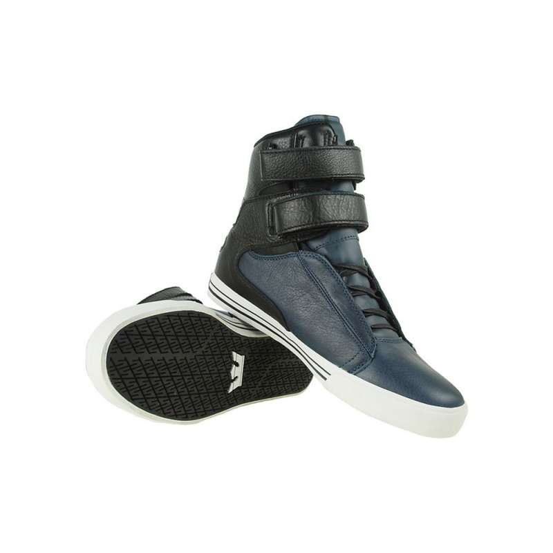 Altos Supra TK Society Hombre Azul Marino Negros | JVTFU4396