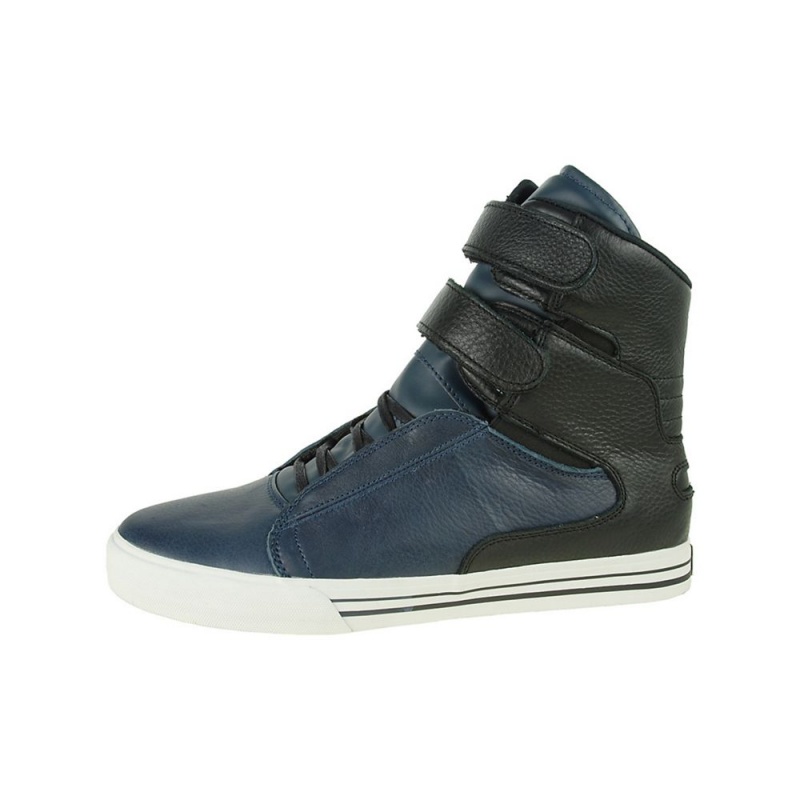 Altos Supra TK Society Hombre Azul Marino Negros | JVTFU4396