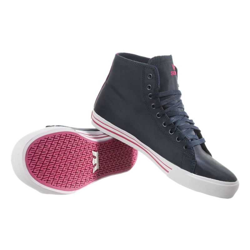 Altos Supra Thunder High Hombre Azul Marino | XDHSJ3286