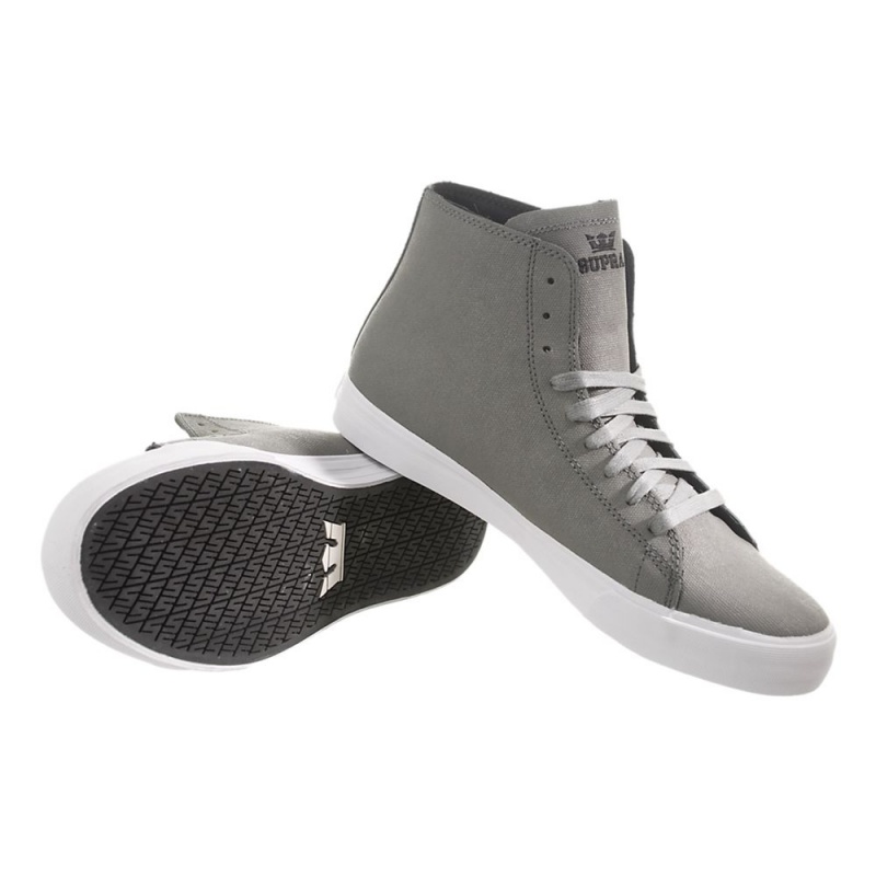 Altos Supra Thunder High Hombre Grises | KFISX6842