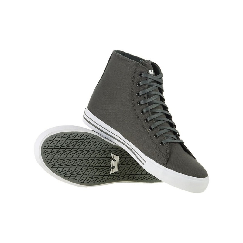 Altos Supra Thunder High Hombre Grises | NKCSM3869