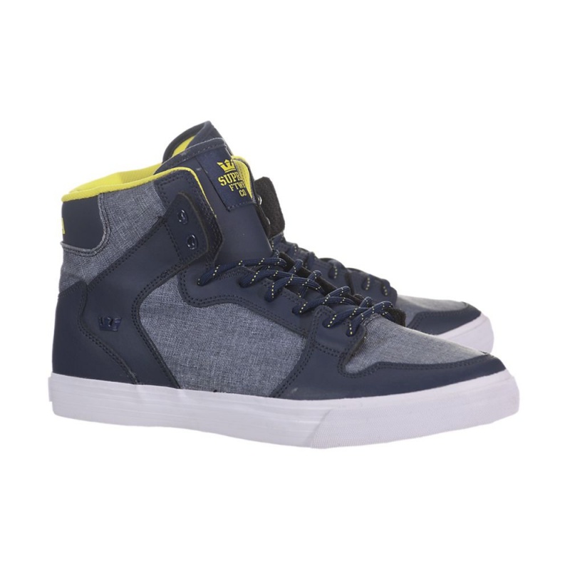 Altos Supra Vaider Hombre Azul Marino | WMCAQ7451